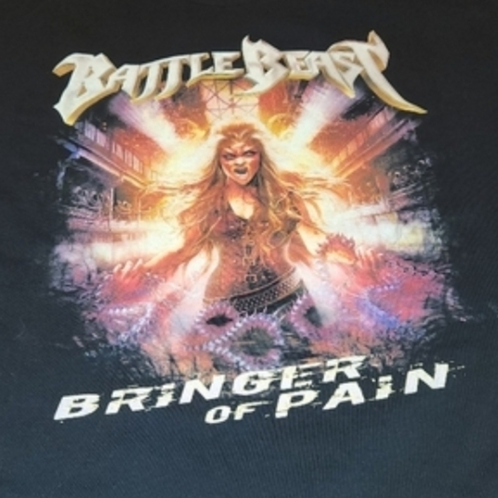 BATTLEBEAST - BRINGER OF PAIN (ALBUM) SHIRT - MENS SIZE XL